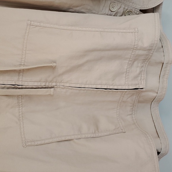 Old Navy women's zipped, hooded poncho jacket. Tan, XL/XXL - Picture 3 of 9